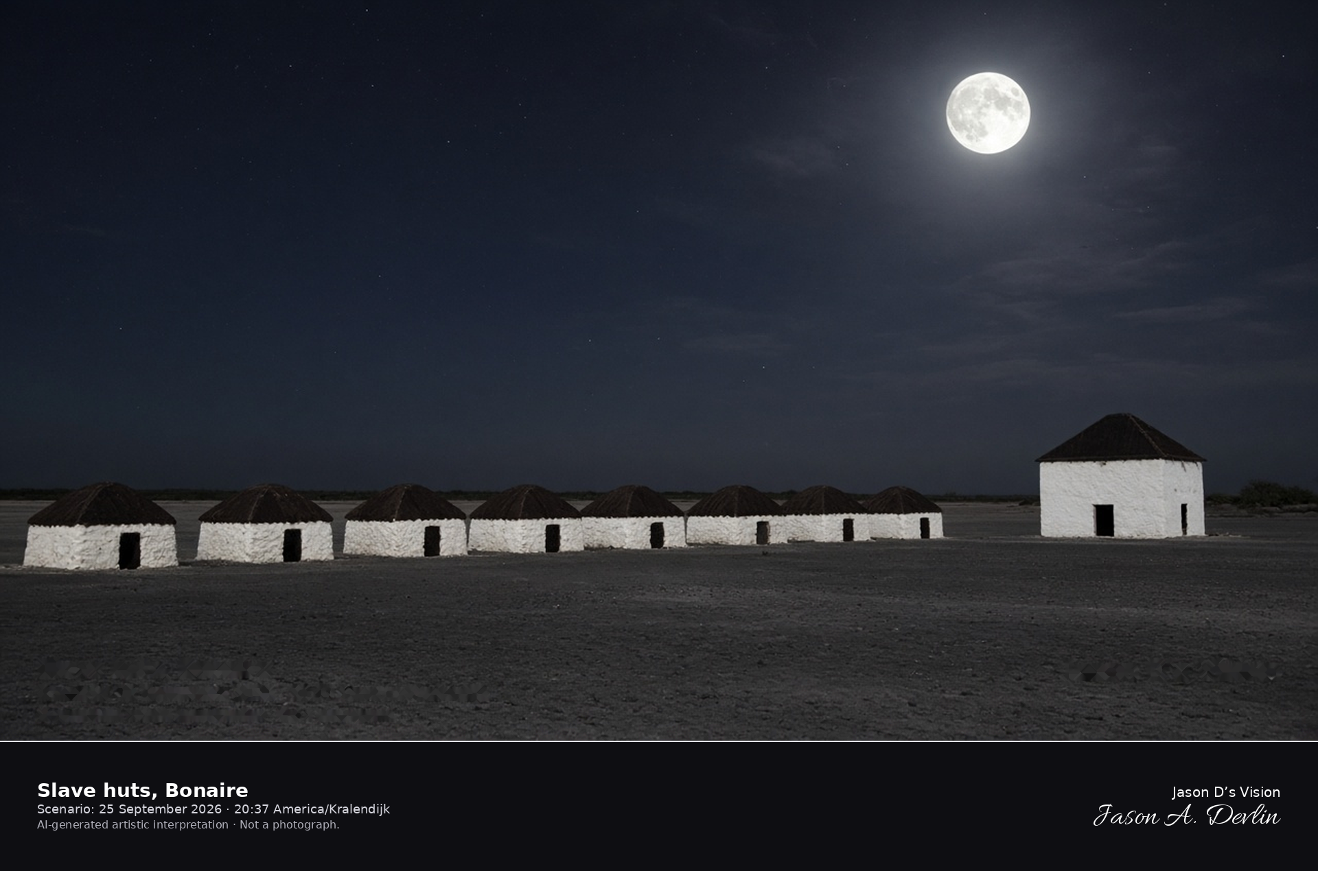 Slave huts, Bonaire