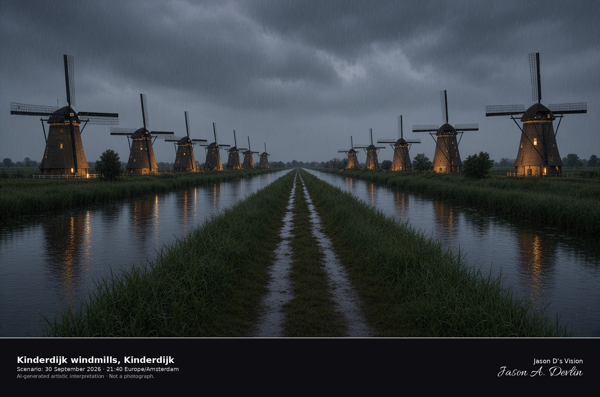 Kinderdijk windmills, Kinderdijk