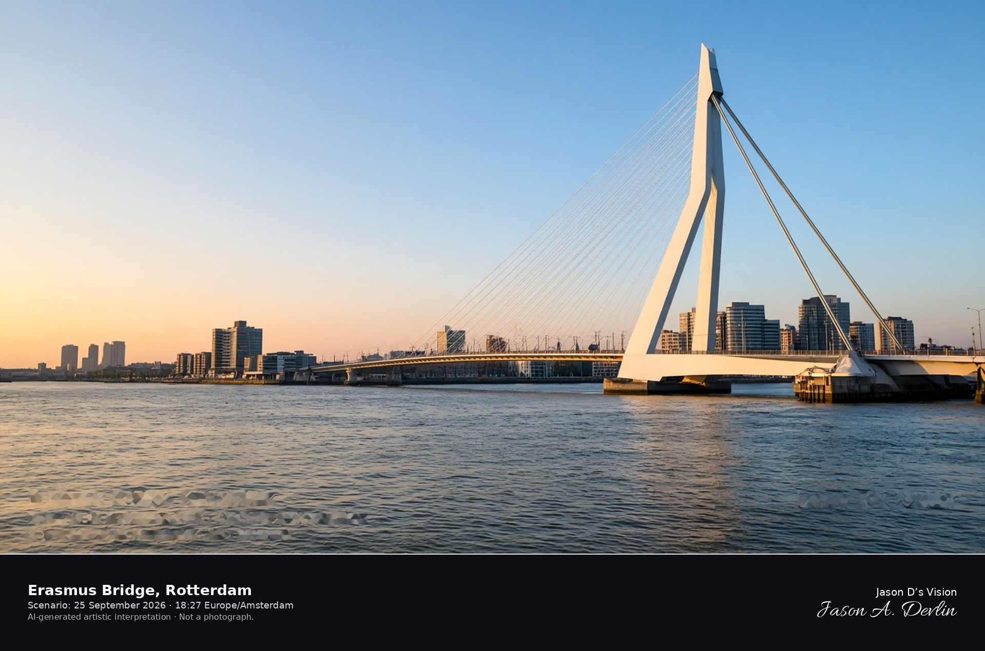 Erasmus Bridge, Rotterdam