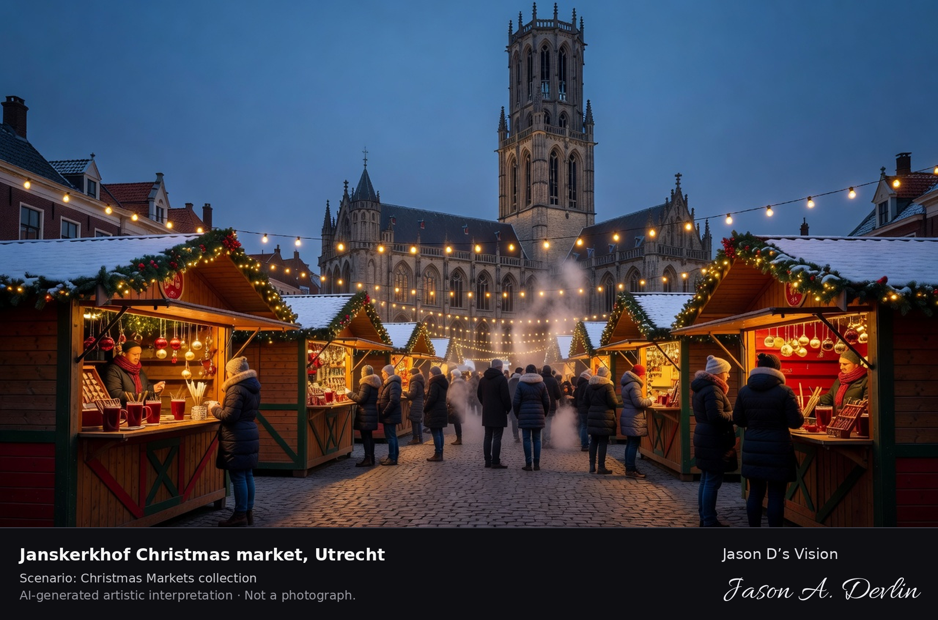 Janskerkhof Christmas market, Utrecht